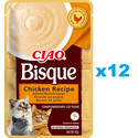 INABA CIAO Bisque Zupa krem z kurczaka 12x40g