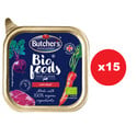 BUTCHER'S BIO foods wołowina 15x150 g pasztet dla psa