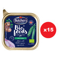 BUTCHER'S BIO foods indyk 15x150 g pasztet dla psa
