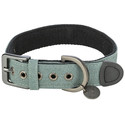 CityStyle obroża bawełna dla psa M: 35–42 cm/25 mm, szałwiow, szeroka