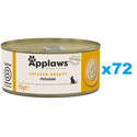 APPLAWS Cat Adult Mousse Chicken mus z kurczakiem 72x70g