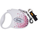 Glam Splash Pink M Taśma 5m biała