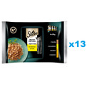 SHEBA Delicacy Fine Flakes Drobiowe Smaki saszetki 52x85 g mokra karma pełnoporcjowa dla dorosłych kotów w galaretce kawałki z: kaczką, kurczakiem, drobiem, indykiem