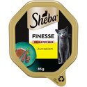 SHEBA Finesse tacka 85 g mokra karma pełnoporcjowa dla dorosłych kotów z kurczakiem w musie