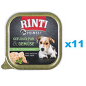 RINTI Feinest Poultry Pure&Vegetables tacka drób i warzywa 11x150 g