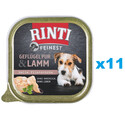 RINTI Feinest Poultry Pure&Lamb tacka drób i jagnięcina 11x150 g
