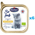 BUTCHER'S BIO foods kurczak 6x85 g pasztet dla kota