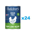 BUTCHER'S Original Tripe, karma dla psa, z kurczakiem i żwaczem, pasztet 24 x 400g