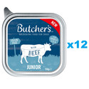 BUTCHER'S Original Junior, karma dla psa, z wołowiną, pasztet 12 x 150g
