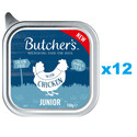 BUTCHER'S Original Junior, karma dla psa, z kurczakiem, pasztet 12 x 150g