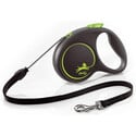 Black Design M Cord 5 m green smycz automatyczna