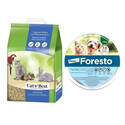 JRS Cat'S best universal 7l (4 kg) + BAYER FORESTO Obroża dla kota i psa przeciw kleszczom i pchłom poniżej 8 kg