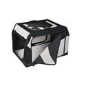 Box transportowy vario nylon czarno-szary 76 × 48 × 51 cm