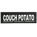 Julius-K9 velcro sticker 'couch potato'. l