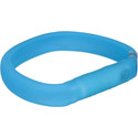 Obrecz Z Lampą Błyskową USB, M–L: 50 cm/30 mm, Niebieska