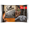 Saszetka 4x85g Craft Collection Soczyste Smaki - mokra karma dla kotów w sosie (z wołowiną, z jagnięciną, z indykiem, z kurczakiem)