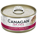 Cat Chicken with Beef 75 g mokra karma dla kotów kurczak i wołowina