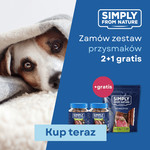 Promocja SIMPLY FROM NATURE kup 2 zestawy Smart Bites i otrzymaj przysmak GRATIS