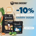 Promocja PAKA ZWIERZAKA rabat na wszystkie karmy suche -10%