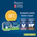 Promocja BUTCHER'S rabat -20% na wybrane produkty