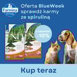 Promocja FARMINA Blue Week ze spiruliną