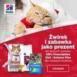 Promocja HILLS żwirek i zabawka dla kota gratis