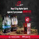 Promocja ALPHA SPIRIT 2 przysmaki gratis