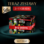 Promocja SHEBA zestawy 3+1 gratis