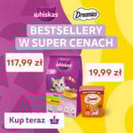 Promocja WHISKAS i DREAMIES bestsellery w super cenach