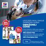 Promocja HILLS rabaty do -20% przy zakupie tych samych produktów