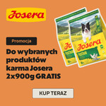Promocja Z PREZENTEM karma JOSERA 2x900g gratis