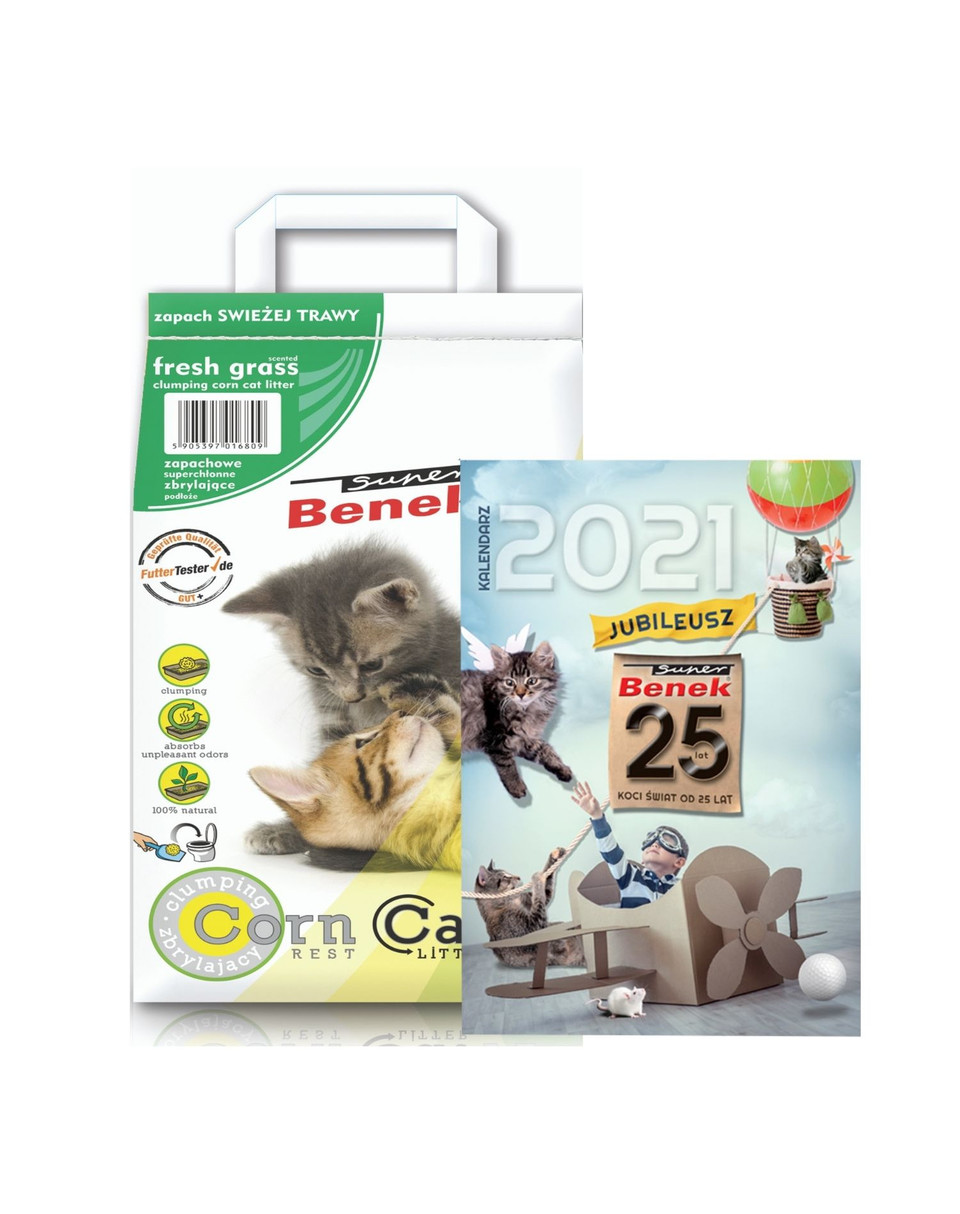 benek super corn cat natural