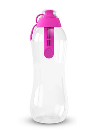 Butelka filtrująca 0,7 l flamingowa + 2 wkłady