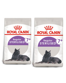 ROYAL CANIN Sterilised +7 20 kg (2 x 10 kg) karma sucha dla kotów od 7 do 12 roku życia, sterylizowanych