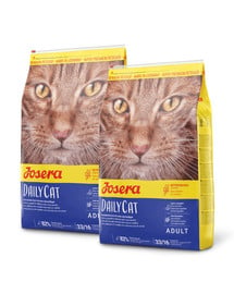 JOSERA Daily Cat 20 kg (2 x 10 kg) bezzbożowa karma dla dorosłych kotów