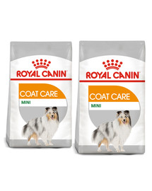 ROYAL CANIN CCN Mini Coat Care karma sucha dla psów dorosłych, ras małych o matowej sierści 16 kg (2 x 8 kg)
