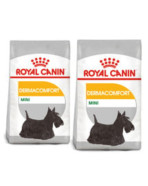 ROYAL CANIN CCN Mini Dermacomfort karma sucha dla psów dorosłych, ras małych, o wrażliwej skórze, skłonnej do podrażnień 16 kg (2 x 8 kg)