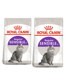 ROYAL CANIN Sensible 33 karma sucha dla kotów dorosłych, o wrażliwym przewodzie pokarmowym 20 kg (2 x 10 kg)