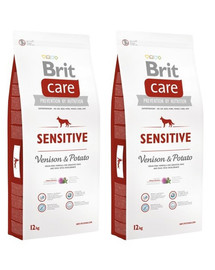 BRIT Care Sensitive venison & potato 24 kg (2 x 12 kg)