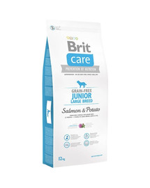 BRIT Care Grain-Free Junior Large Breed salmon & potato 24 kg (2 x 12 kg)