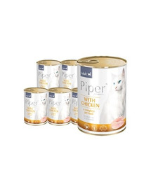 DOLINA NOTECI PIPER Animals z kurczakiem mokra karma dla kota 12x400g