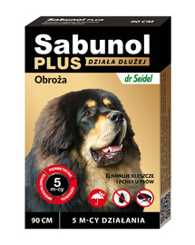 Sabunol Plus obroża przeciw pchłom i kleszczom dla psa 90 cm