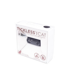 Mini Cat Ultradźwiękowy odstraszacz kleszczy i pcheł dla kotów Czarny