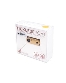 Mini Cat Ultradźwiękowy odstraszacz kleszczy i pcheł dla kotów Złoty