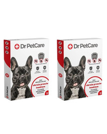 Dr PetCare MAX Biocide Collar Obroża na pchły i insekty dla psa rasy średniej 60 cm 2 szt.
