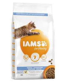 For Vitality Dental sucha karma dla dorosłych kotów 3 kg higiena jamy ustnej