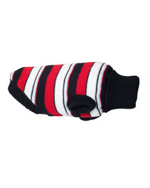 Glasgow Sweterek dla psa 28 cm Paski czerwone