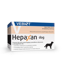 Hepaxan dog 60 tab. tabletki wspierające wątrobę dla psa