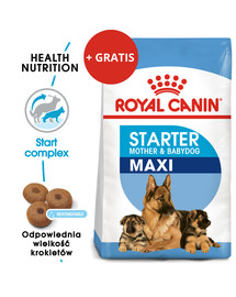ROYAL CANIN Maxi Starter Mother&Babydog 15 kg + plecak GRATIS