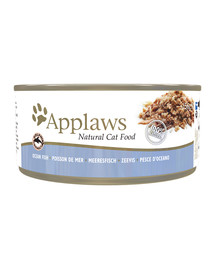 APPLAWS Puszki w bulionie dla kota 72 x 156 g